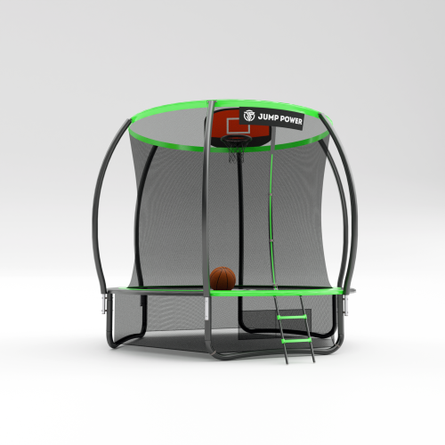 Батут Jump Power 8 ft Pro Inside Basket Green