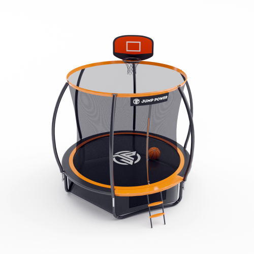 Батут Jump Power 8 ft Pro Inside Basket Orange