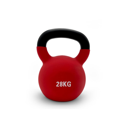 Гиря UNIX Fit виниловая 28 кг Red