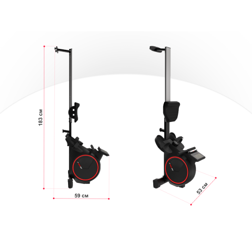 Гребной тренажер UNIX Fit Techno Rower 410