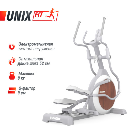 Эллиптический тренажер UNIX Fit MV-850 (Manual Incline) Wood