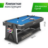 Игровой стол UNIX Line Трансформер 4 в 1 (204х112 cм) Black