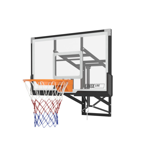 Баскетбольный щит регулируемый UNIX Line B-Backboard-PC 50"x32" R45