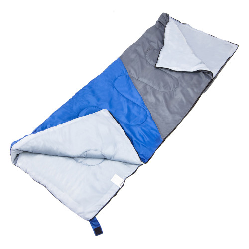 Спальный мешок ACAMPER BRUNI 300г/м2, серый, голубой