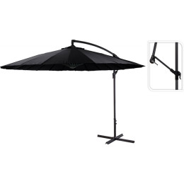 Зонт садовый складной Koopman ф300 купол черный