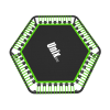 Батут спортивный UNIX Line FITNESS Lite Green (130 cm)