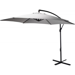 Зонт садовый складной Koopman ф300 купол Светло-серый