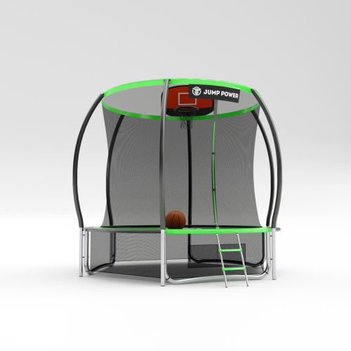 Батут Jump Power 8 ft Pro Inside Basket Green