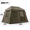 Надувная палатка UNIX Camp Vega 3х2 зеленый (+ навес)
