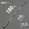 Гриф олимпийский UNIX Fit PRO 180 прямой 180 см / 50 мм хромированный