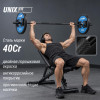 Гриф олимпийский UNIX Fit PRO 450 прямой 220 см / 50 мм черный