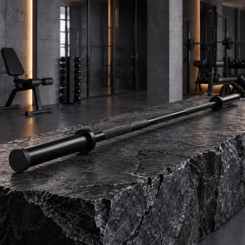 Гриф олимпийский UNIX Fit PRO 450 прямой 220 см / 50 мм черный