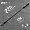 Гриф олимпийский UNIX Fit PRO 450 прямой 220 см / 50 мм черный