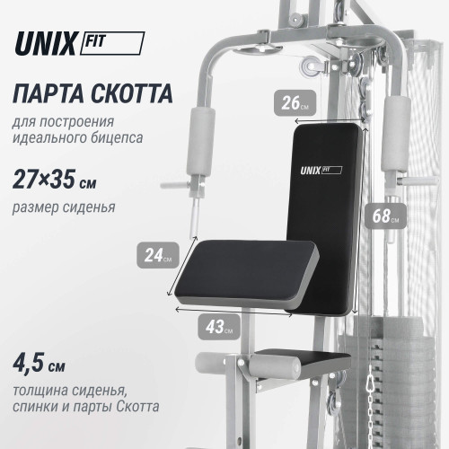 Силовой комплекс UNIX Fit блочный / Block 50