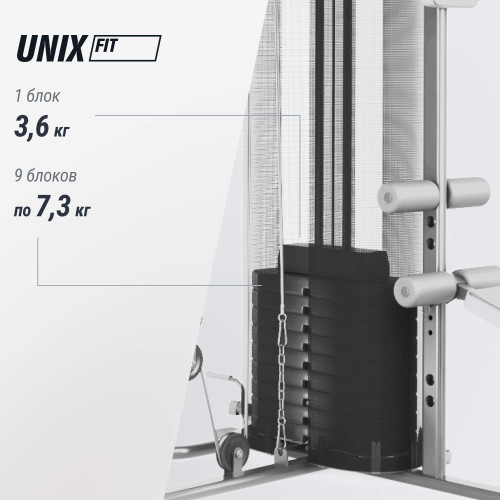 Силовой комплекс UNIX Fit блочный / Block 70 Multi