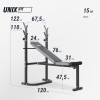 Скамья силовая со стойками UNIX Fit Bench 120