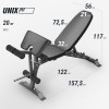 Скамья силовая универсальная UNIX Fit Bench 160
