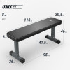 Скамья силовая горизонтальная UNIX Fit Bench 100