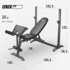 Скамья силовая со стойками UNIX Fit Bench 130DD