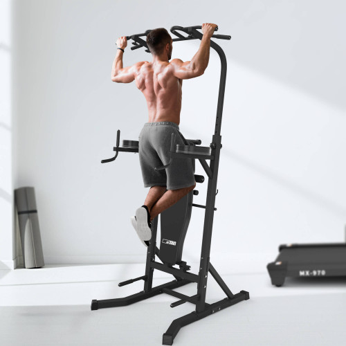 Турник-пресс-брусья со скамьей UNIX Fit силовая стойка / Power Tower 150P