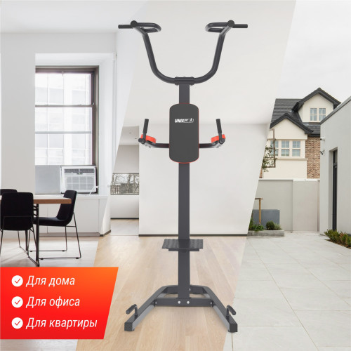 Турник-пресс-брусья UNIX Fit силовая стойка / Power Tower 200