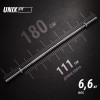 Гриф прямой хромированный UNIX Fit 1,8 м / 25 мм