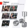 Ряд гантелей круглых UNIX Fit хромированных от 1 до 10 кг