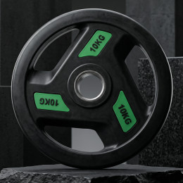 Диск обрезиненный c хватом UNIX Fit PRO 10 кг, 51 мм, 1 шт.