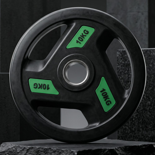 Диск обрезиненный c хватом UNIX Fit PRO 10 кг, 51 мм, 1 шт.