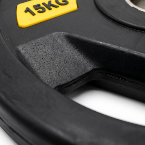 Диск обрезиненный c хватом UNIX Fit PRO 15 кг, 51 мм, 1 шт.