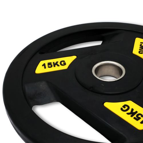Диск обрезиненный c хватом UNIX Fit PRO 15 кг, 51 мм, 1 шт.