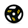 Диск обрезиненный c хватом UNIX Fit PRO 15 кг, 51 мм, 1 шт.