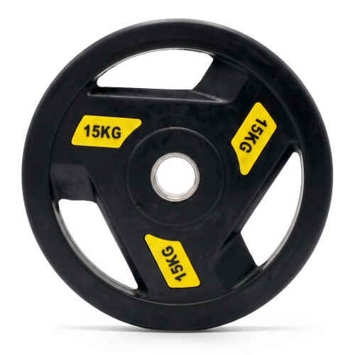 Диск обрезиненный c хватом UNIX Fit PRO 15 кг, 51 мм, 1 шт.