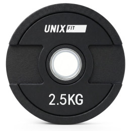 Набор дисков уретановых с хватом UNIX Fit PRO от 2,5 до 25 кг, 6 шт.
