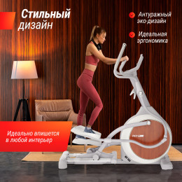 Эллиптический тренажер UNIX Fit MV-850 (Автонаклон / Auto Incline) деревянный