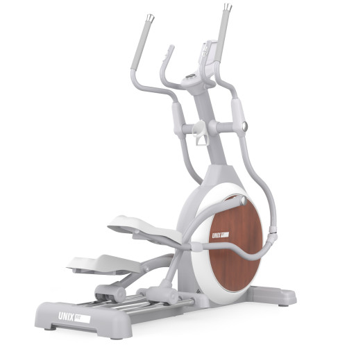 Эллиптический тренажер UNIX Fit MV-850 (ручной наклон / Manual Incline) деревянный