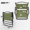 Стул складной UNIX Camp Kinetik детский зеленый