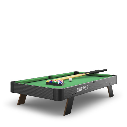 Игровой стол UNIX Line Мини Бильярд настольный (88х47 cм) Black