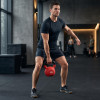 Гиря UNIX Fit виниловая 24 кг Red