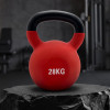 Гиря UNIX Fit виниловая 28 кг Red