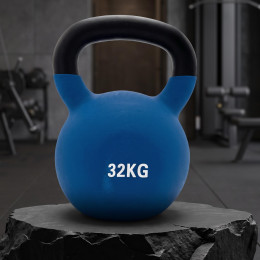 Гиря UNIX Fit виниловая 32 кг Blue