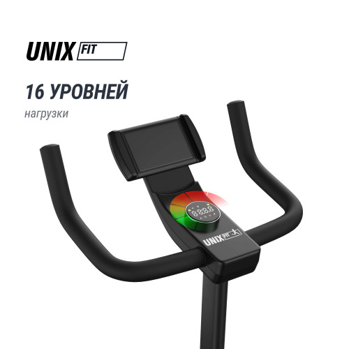 Велотренажер генераторный UNIX Fit BL-380E деревянный / Wood