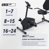 Горизонтальный велотренажер UNIX Fit BR-340E компактный / Compact