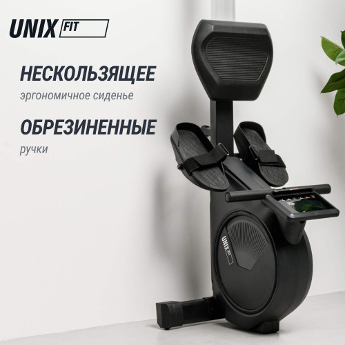 Гребной тренажер UNIX Fit электронная нагрузка / Techno Rower 410E