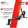 Гребной тренажер UNIX Fit аэродинамическая нагрузка / Air Rower-X черный