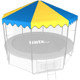 Крыша для батута UNIX Line 14 ft (427 см) синий, жёлтый