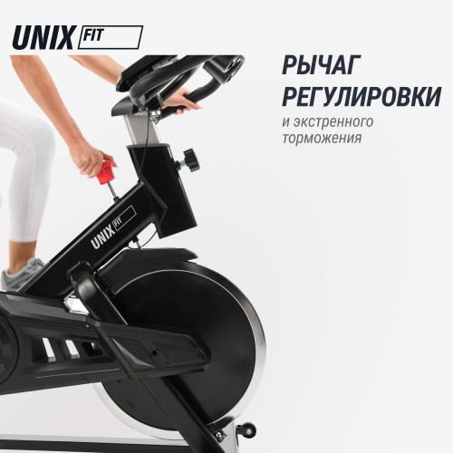 Велотренажер Спин-байк UNIX Fit SB-500 черный