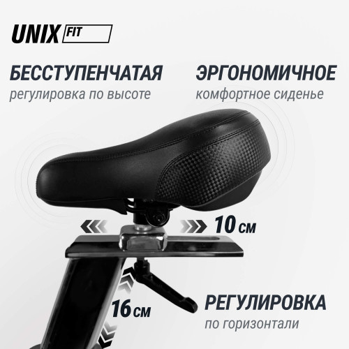 Велотренажер Спин-байк UNIX Fit SB-500 черный