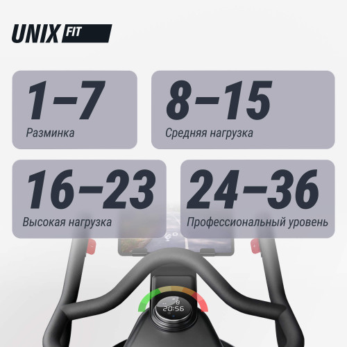 Велотренажер Спин-байк UNIX Fit SB-990 PRO