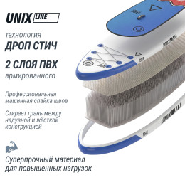 SUP-борд UNIX Line Глубокое море / Deep Sea (320 см) + сиденье